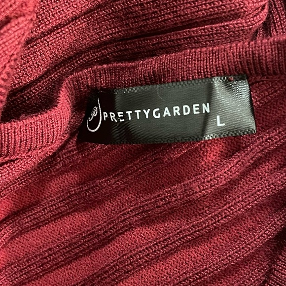 PrettyGarden Ribbed Long Sleeve Bodycon Dress - Picture 9 of 9